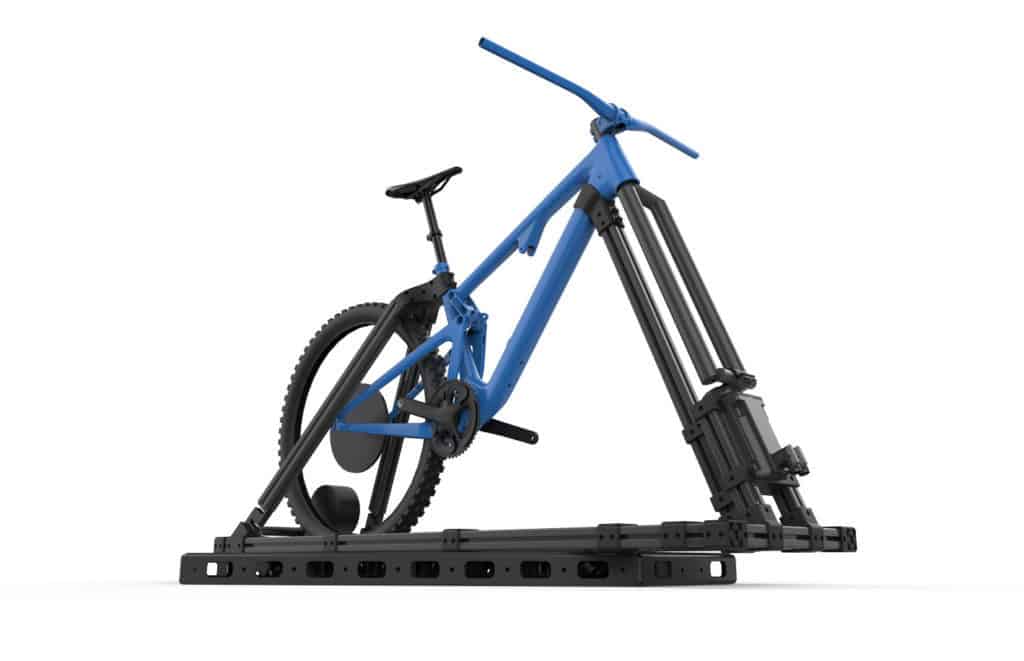 Bicycle simulator design computer render